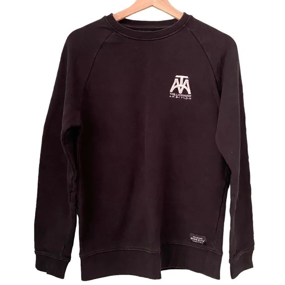 Trillionaire MMXIV Ambition Black Sweatshirt in Size Unisex Small